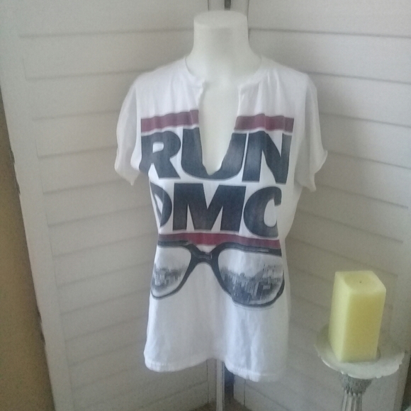 SixFiftyOne Tops - SixFiftyOne RUN DMC distressed graphic tee.